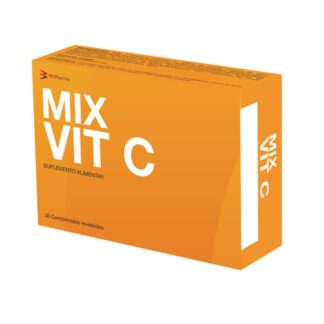 Mixvit C 30 Comprimidos, suplemento alimentar com Vitamina C e Fruto-oligossacáridos (FOS), constituindo um importante reforço para o sistema imunitário saudável.