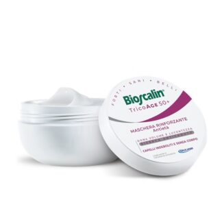 Bioscalin TricoAge 50+ Mascara Fort 200 ml, tratamento pós-champô antienvelhecimento intensivo para atender às necessidades dos cabelos femininos que, no período da menopausa e pouco antes,