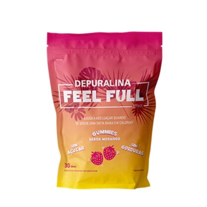 Depuralina Feel Full 30 Gomas, ajuda a adelgaçar quando se segue uma dieta baixa em calorias.