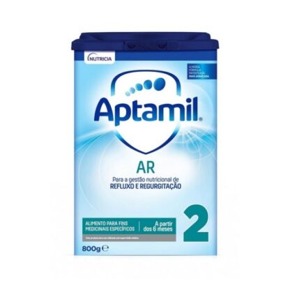 Aptamil® AR 2 é um alimento para fins medicinais específicos indicado para a gestão nutricional do refluxo gastro-esofágico ou da regurgitação excessiva em lactentes a partir dos 6 meses de idade. Deve ser utilizado como parte de uma alimentação diversificada e não como fonte alimentar única.