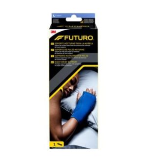 FUTURO Suporte Pulso Nocturno Ajustável, o suporte de Pulso Noturno FUTURO™ envolve o pulso lesionado num confortável suporte macio e ajustável.