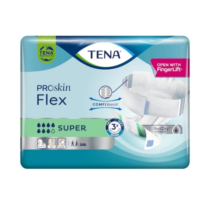 TENA FLEX SUPER FRALDA EXT/LAR - Pharma Scalabis
