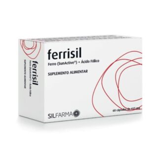 FERRISIL é um suplemento alimentar que contém Ferro, Ácido Fólico, Vitamina B12, Vitamina C e Vitamina D3.