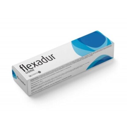FLEXADUR é um creme para massagem localizada, com ação hidratante e suavizante da pele.