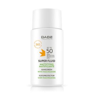 Babe Solar Super Fluido Matificante SPF50 50 ml - Pharma Scalabis