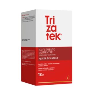 Trizatek Antiqueda 60 Comprimidos, suplemento alimentar indicado para a queda de cabelo.