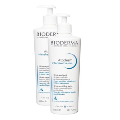 Bioderma Atoderm Duo Pack Intensive Baume 2x500ml Pharmascalabis