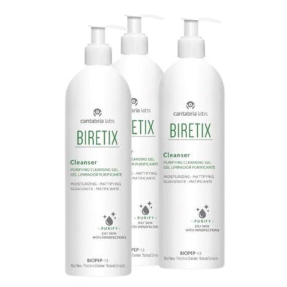 Biretix Cleanser Gel de Limpeza Purificante 3x400ml