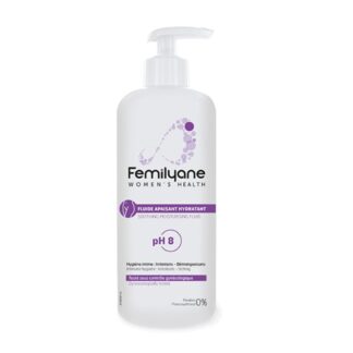 Femilyane Fluido Apaziguante Hidratante pH8, especialmente formulado para a pele sensível sujeita a desconforto