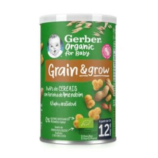 GERBER Organic Nutripuffs Amendoim +12M 35gr