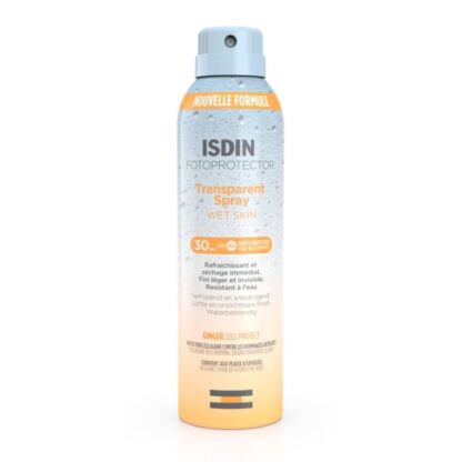 Isdin FotoProtetor Transparent Spray Wet Skin FPS 30 250 ml Pharmascalabis