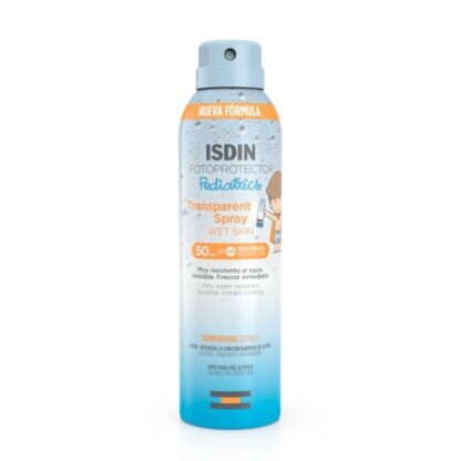Isdin Fotoprotetor Pediatrics Transparente Spray Wet Skin SPF50 250 ml Pharmascalabis