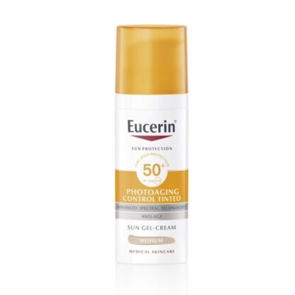 eucerin Sun Photoaging Control Gel-Creme Tom Médio FPS 50+ 50ml