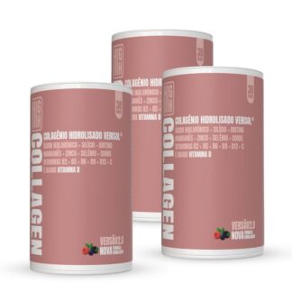 High Collagen Verisol 2.0 Frutos Vermelhos contém 5gr de péptidos de colagénio hidrolisado VERISOL