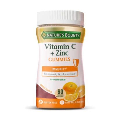 Natures Bounty Vitamina C + Zinco 60 Gomas