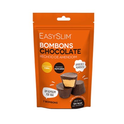 EasySlim Bombons Chocolate e Recheio de Amendoim 7 Unidade