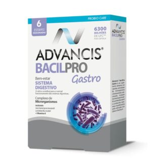 O Advancis BacilPro Gastro é um suplemento alimentar de vanguarda, desenhado para fornecer um reforço eficaz ao seu sistema digestivo