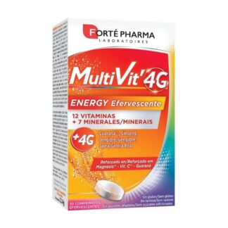 Forté Pharma Multivit 4G Energy 30 Comprimidos Efervescente