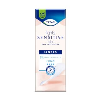 Descubra a segurança e o conforto inigualáveis com os TENA Lights Sensitive Long Pensos, agora disponíveis na Pharmascalabis,