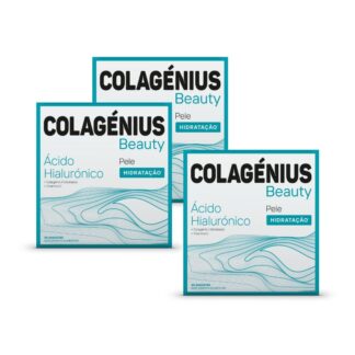 Colagénius Beauty Acido Hialurónico 30 Carteiras - Pack 3