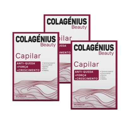 Título: Colagénius Beauty Capilar x 30 Cápsulas - Pack 3