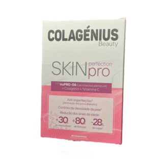 Descubra o poder rejuvenescedor de Colagénius Beauty Skin Pro, agora disponível em uma embalagem com 60 comprimidos na Pharmascalabis.