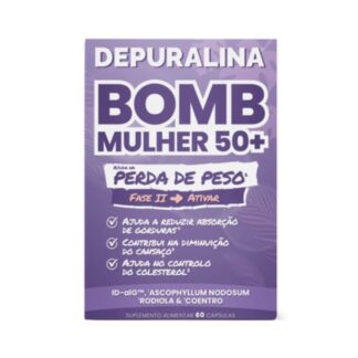 Depuralina Bomb Mulher 50+ - Perda de Peso - 60 Cápsulas