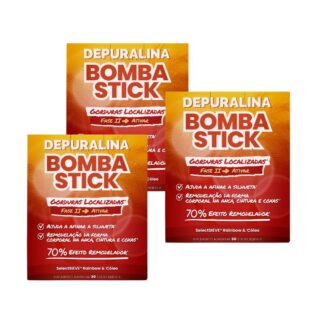 Depuralina Bomba Stick - Gordura Localizada - 3x30 Sticks