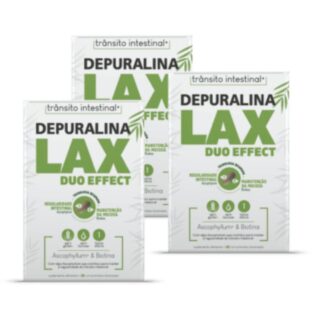 Depuralina Due Effect - Melhoria do Trânsito Intestinal - Pack 3x15 Comprimidos