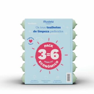 Mustela Toalhetes de Limpeza Perfumados Pack 6