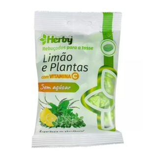 Herby Rebuçados Para a Tosse Limão e Plantas Com Vitamina C Sem Açúcar 60g